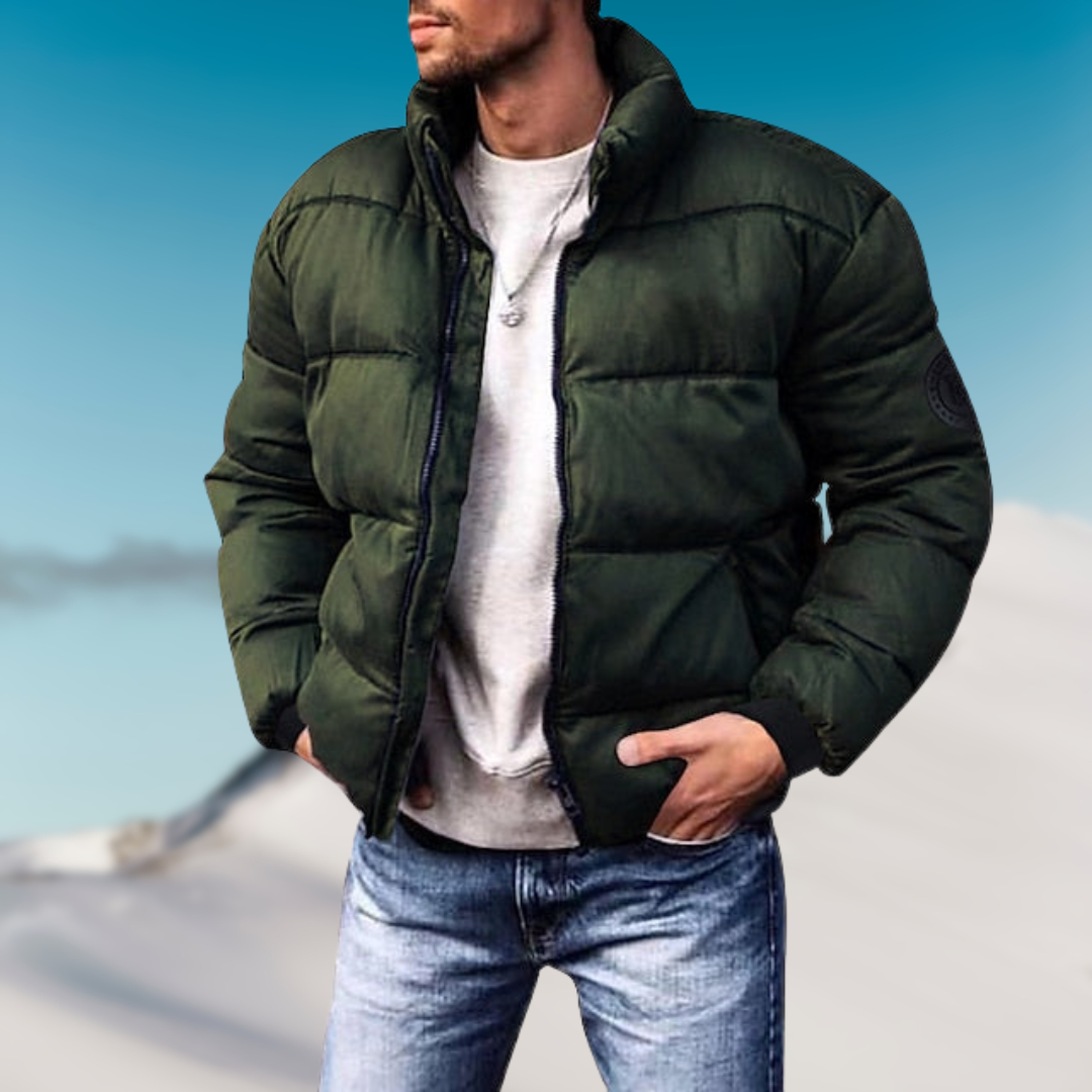 Herren Winterjacke Pufferjacke Warm Bequem