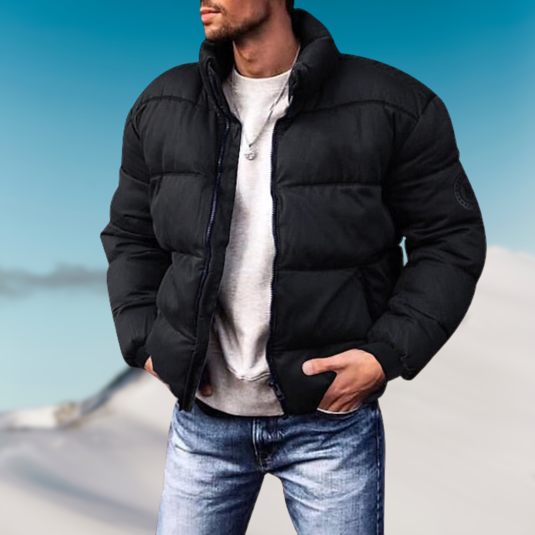 Herren Winterjacke Pufferjacke Warm Bequem