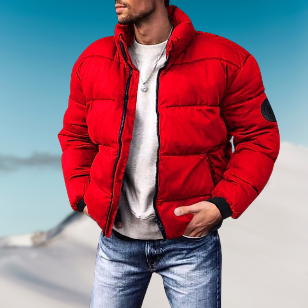 Herren Winterjacke Pufferjacke Warm Bequem