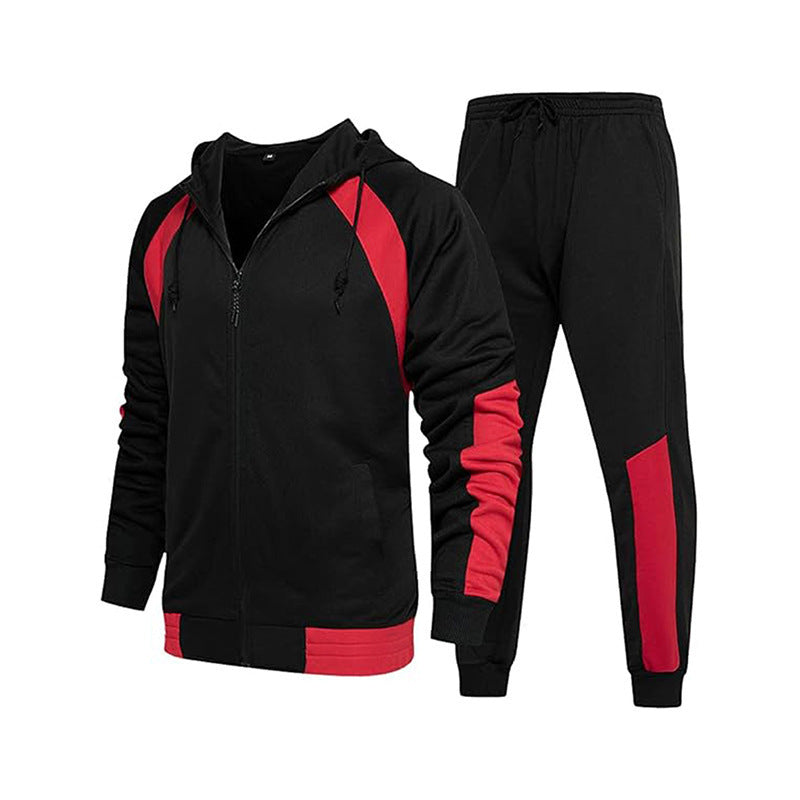 Herren Trainingsanzug Kapuze Atmungsaktives Material