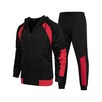Herren Trainingsanzug Kapuze Atmungsaktives Material