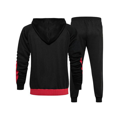 Herren Trainingsanzug mit Kapuze Atmungsaktives Material Normale - Norvielle