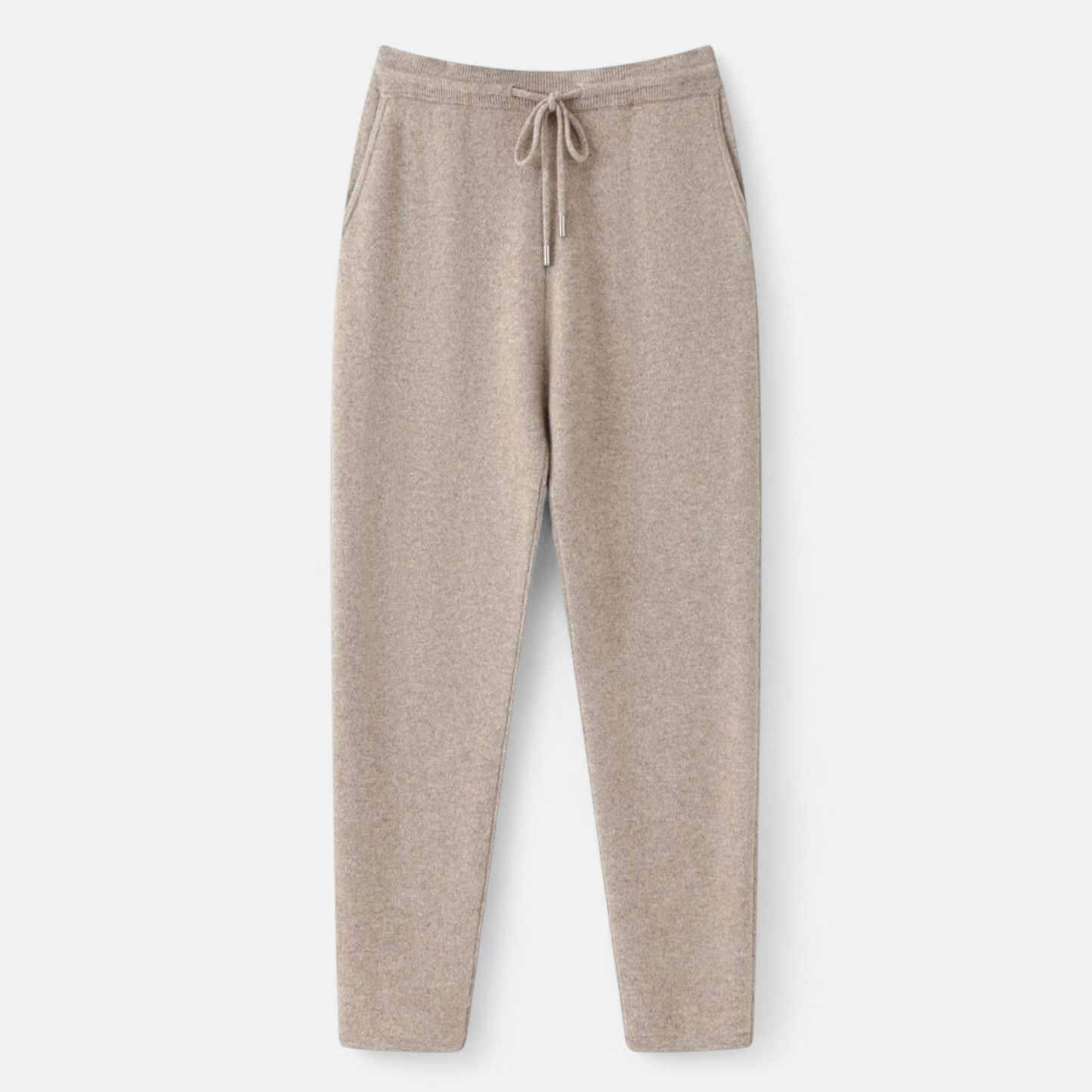 Herrenhose Slim Fit Hohe Taille Vollständig Strick