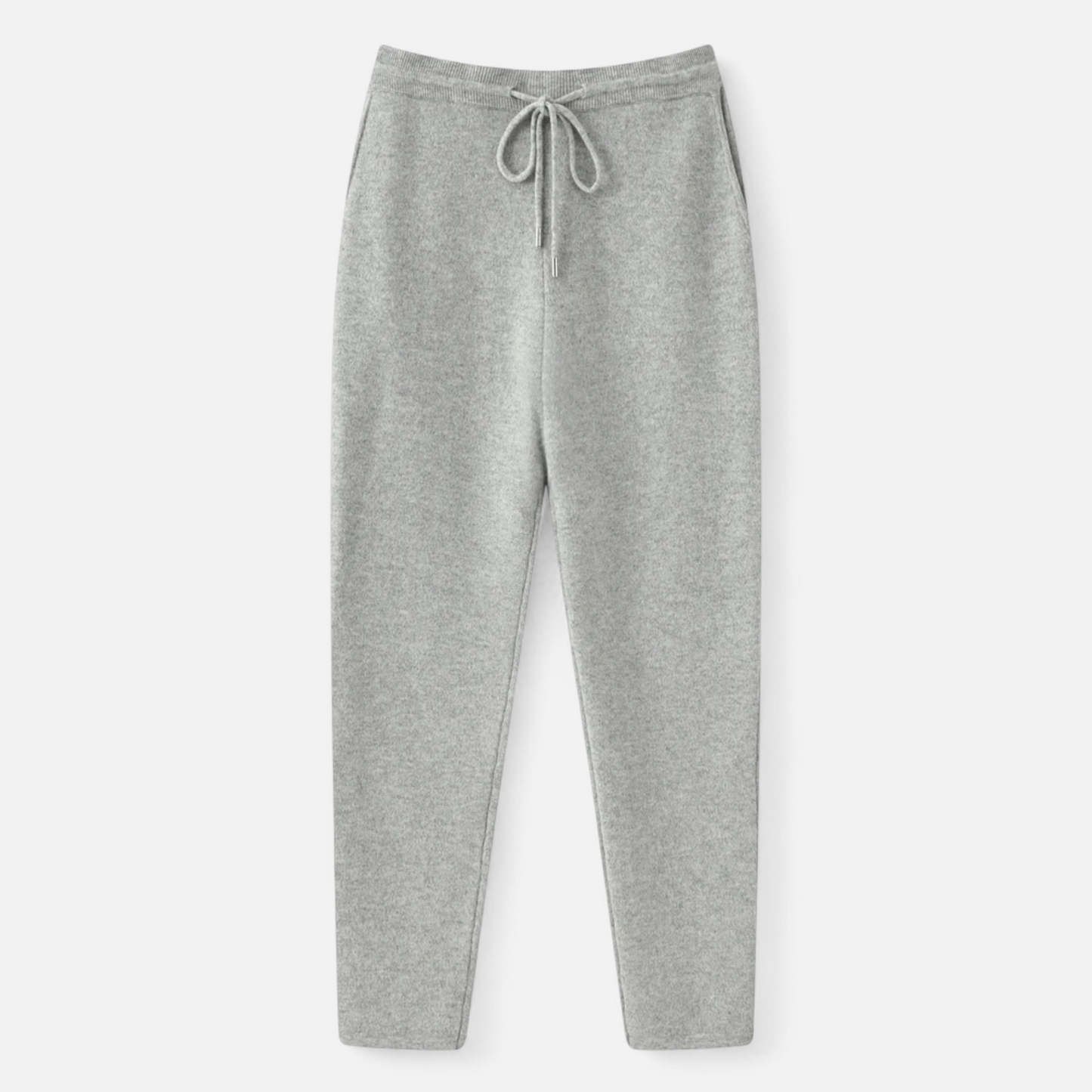 Herrenhose Slim Fit Hohe Taille Vollständig Strick
