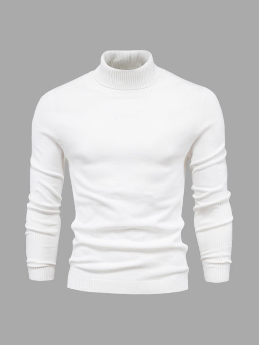 Norvielle Herren Rollkragenpullover Regulär Passform - Norvielle