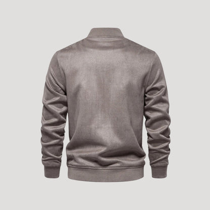 Herren Lederjacke Winter Bomber Außenmantel