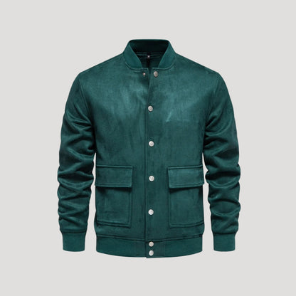 Herren Lederjacke Winter Bomber Außenmantel
