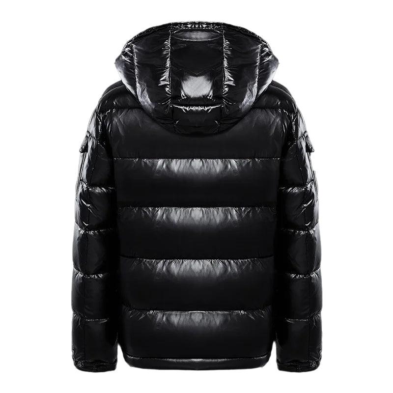 Herren Wasserdichte Pufferjacke Winterdaunenjacke