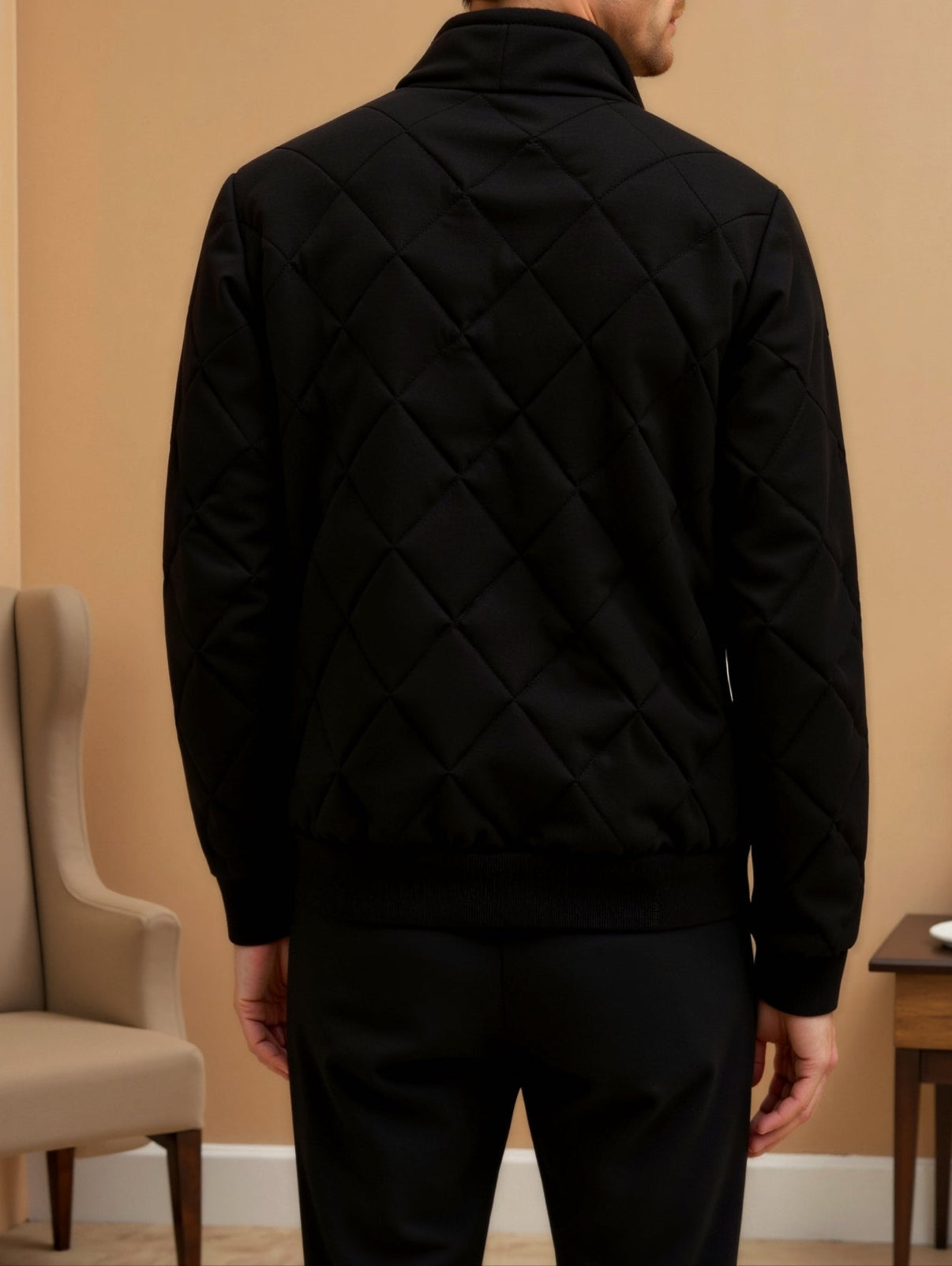 Herren Steppjacke Wasserdicht Winterjacke