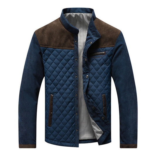 Herren Winterjacke Zweifarbig Stilvolles Design - Norvielle