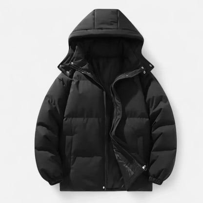 Herren Daunenjacke Mit Kapuze Oversized