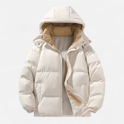 Herren Daunenjacke Mit Kapuze Oversized