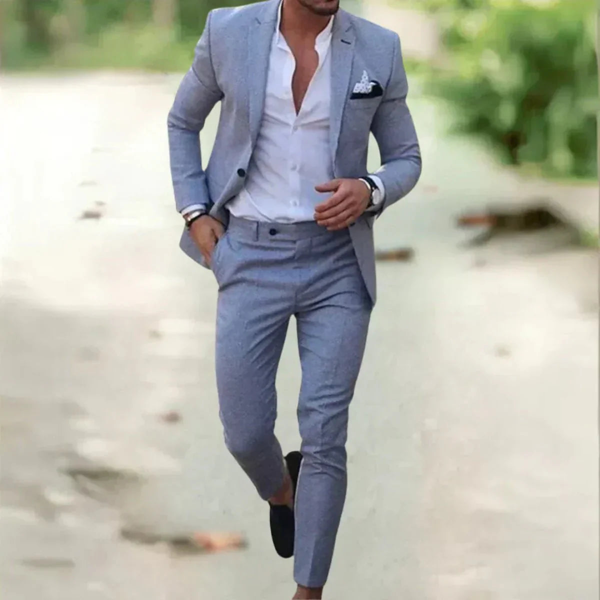 Herren Hochzeitsanzug 2-teilig