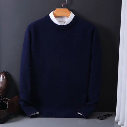 Herren Pullover Klassisch Rundhals Frühling Christian