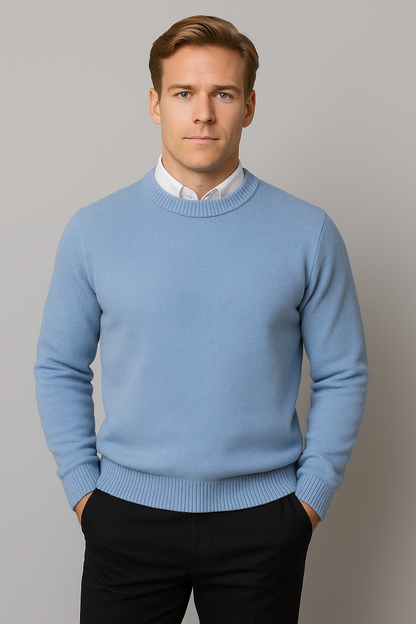 Herren Pullover Klassisch Rundhals Frühling Christian