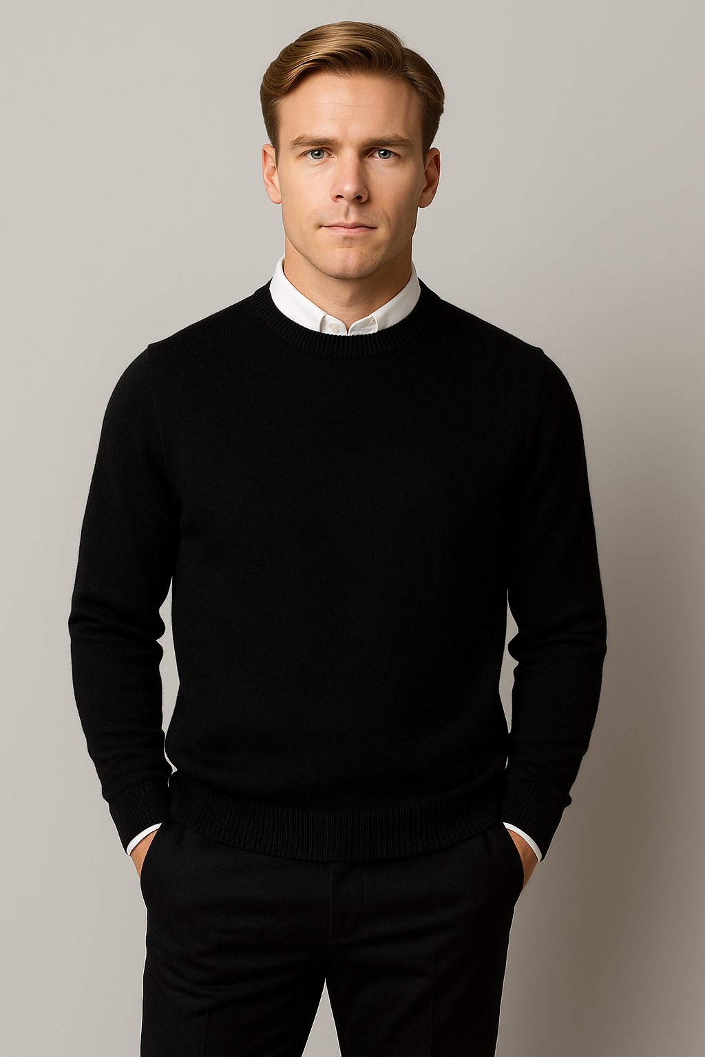 Herren Pullover Klassisch Rundhals Frühling Christian - Norvielle