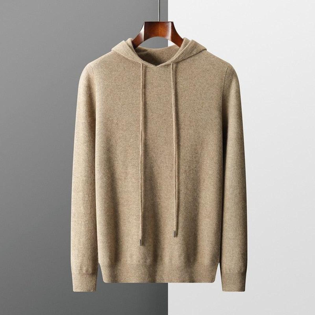 Herren Strickpullover Mit Kapuze Lässig - Norvielle