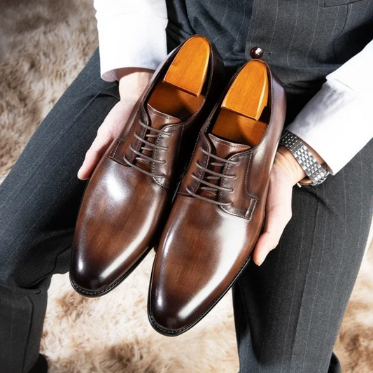 Herren Formelle Oxford Schnürschuhe - Eveloria