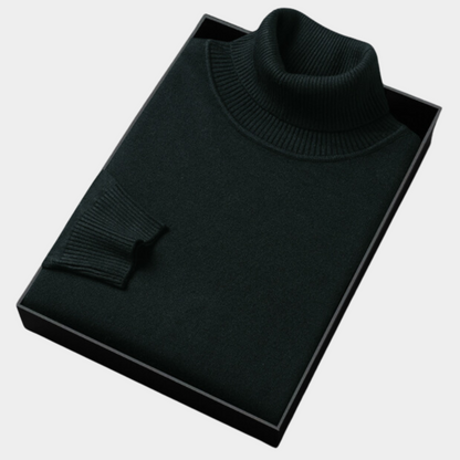 Herren Rollkragenpullover Frühling Merino