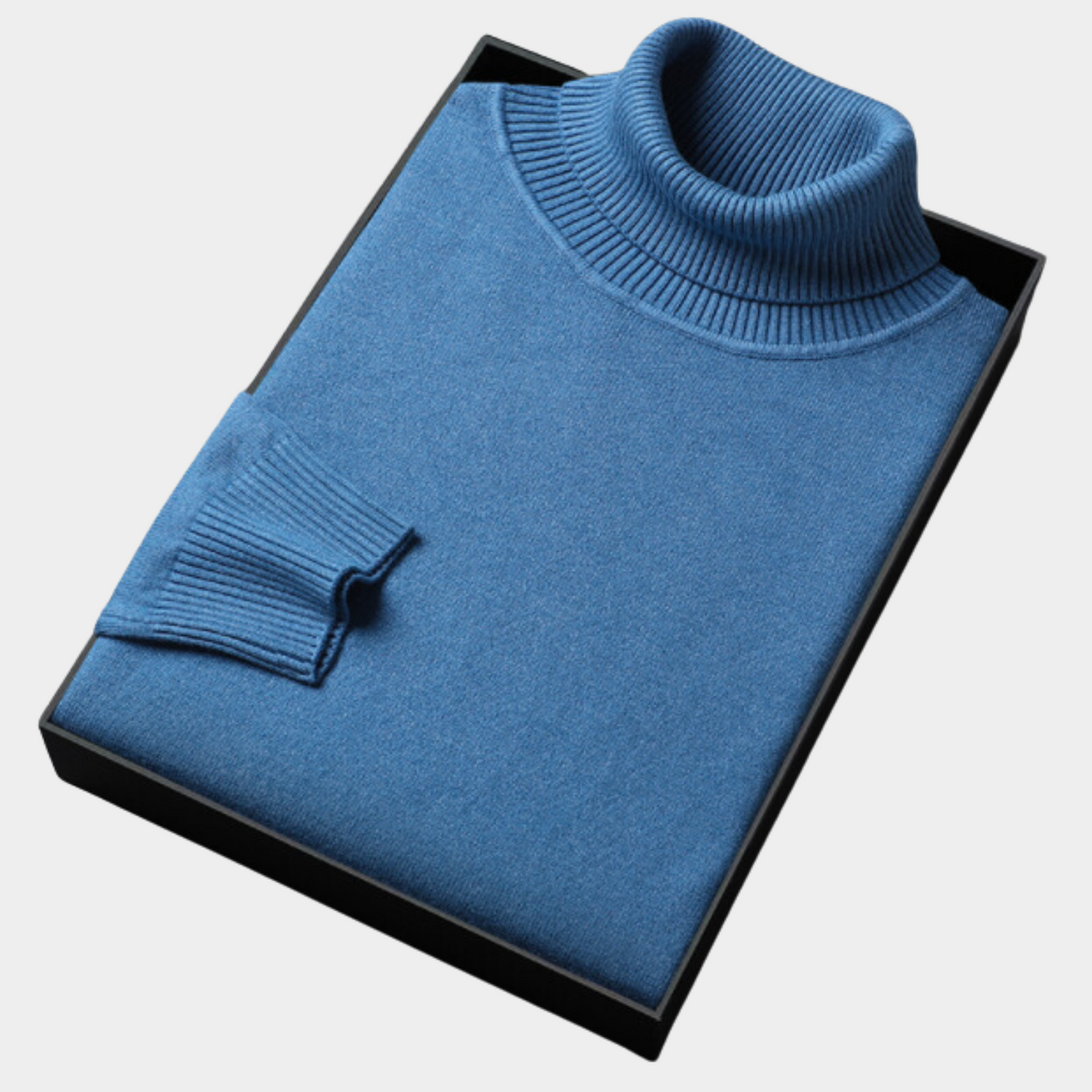Herren Rollkragenpullover Frühling Merino