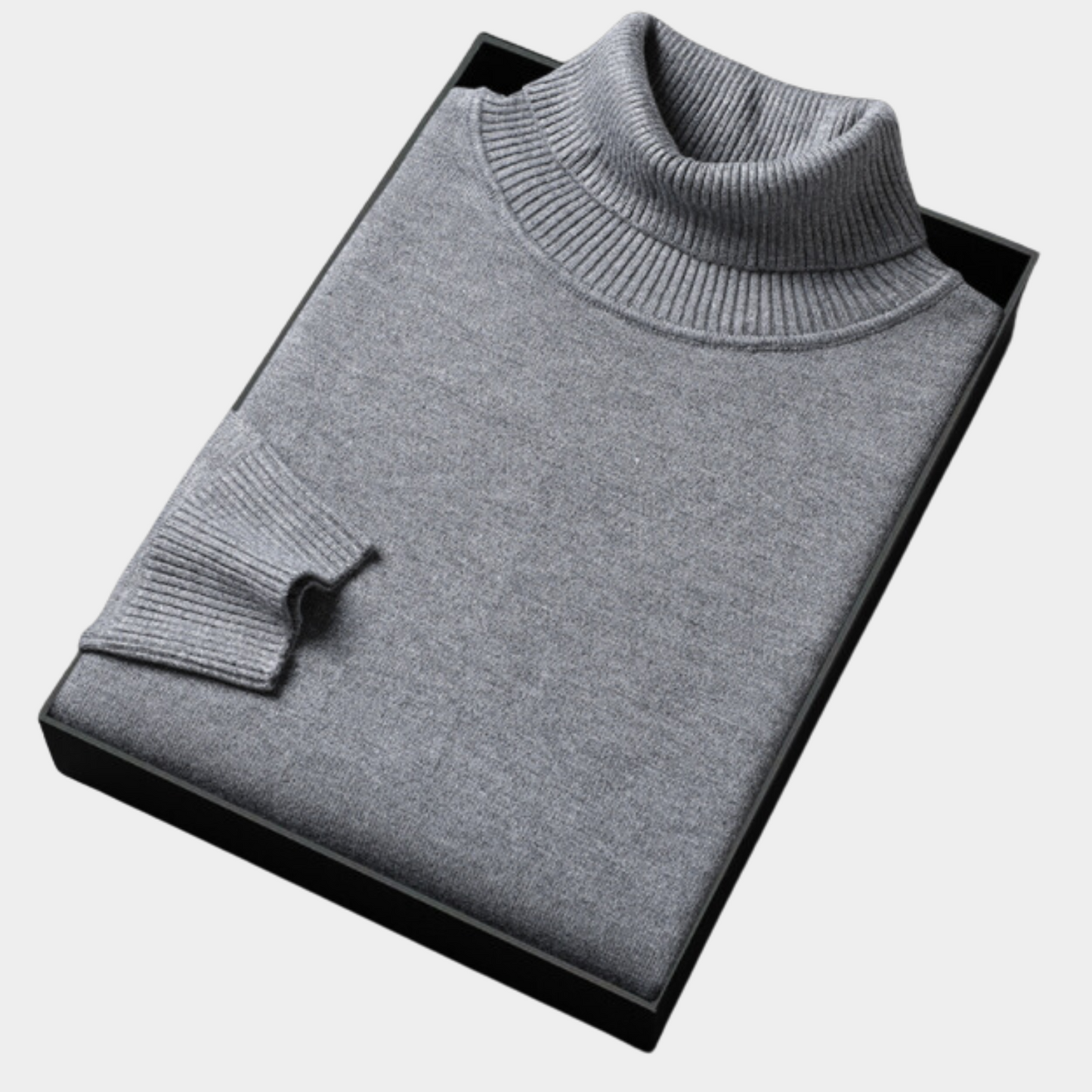 Herren Rollkragenpullover Frühling Merino