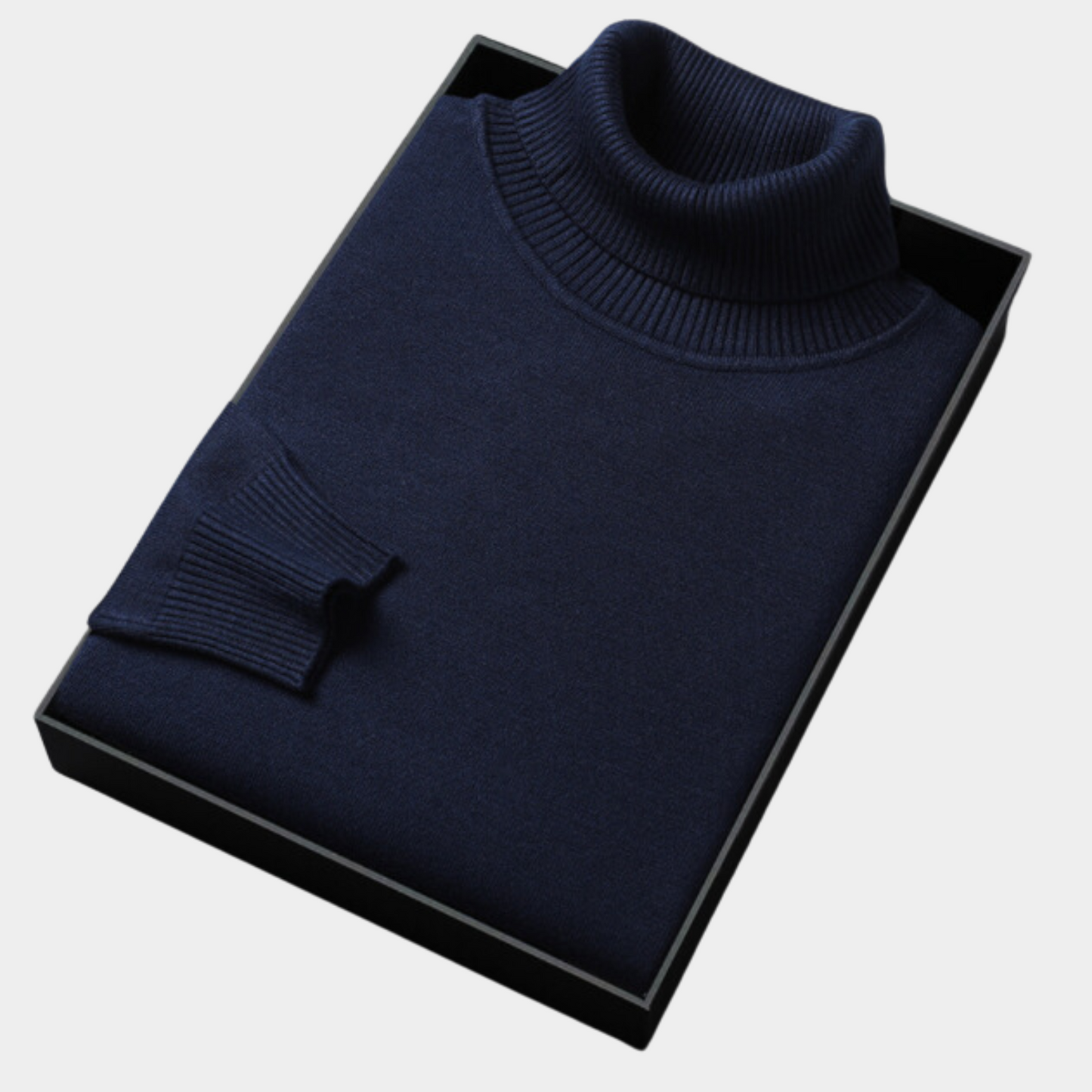 Herren Rollkragenpullover Frühling Merino
