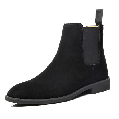 Herren Retro Chelsea Boots Mittelhoher Knöchelschaft Klassisches