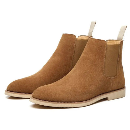 Herren Retro Chelsea Boots Mittelhoher Knöchelschaft Klassisches