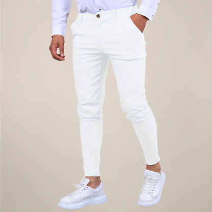 Herren Chino Hose Slim Fit schlanke Passform