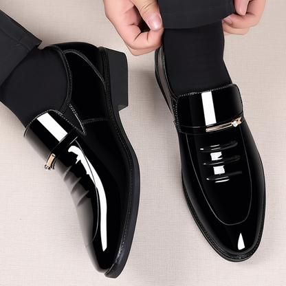 Herren Slip-On Loafers Elegantes Leder