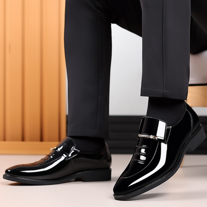 Herren Slip-On Loafers Elegantes Leder