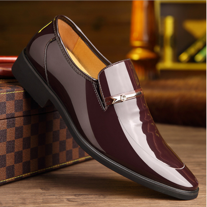 Herren Slip-On Loafers Elegantes Leder