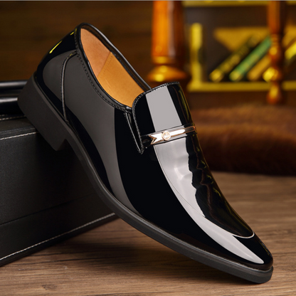 Herren Slip-On Loafers Elegantes Leder Braun - Norvielle