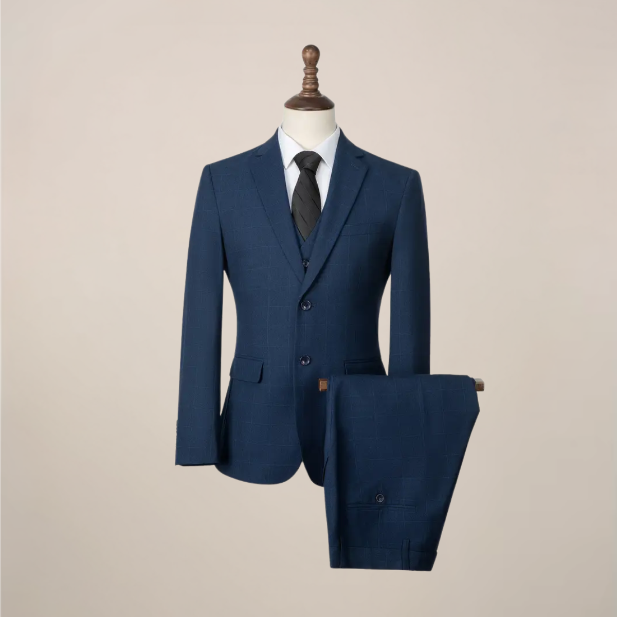 Herren Slim Fit Anzug 3-teilig Hochzeitsanzug
