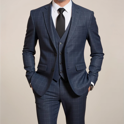 Herren Slim Fit Anzug 3-teilig Hochzeitsanzug