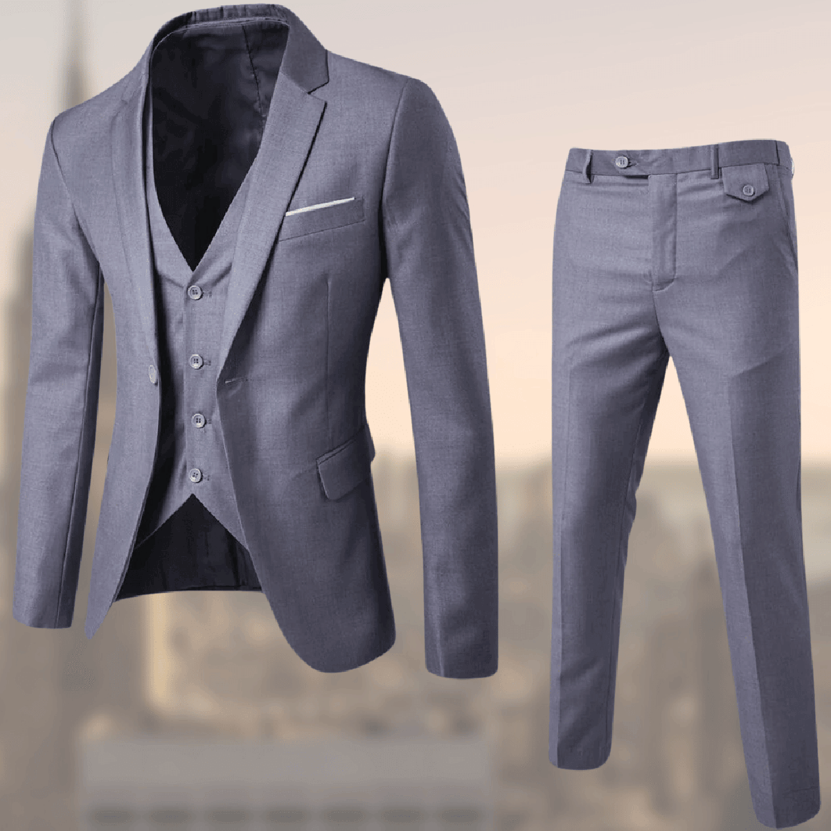 Herren Businessanzug 3-teilig Formal