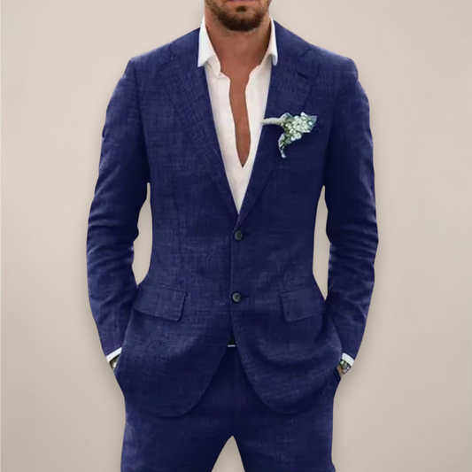 Herren Slim-Fit Anzug Set Frühling - Norvielle