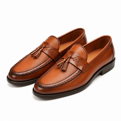 Herren Lässige Loafers Quasten Reinschlüpfen