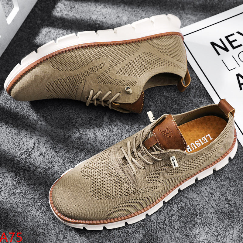 Herren Mesh Turnschuhe Atmungsaktiv Schwarz - Norvielle