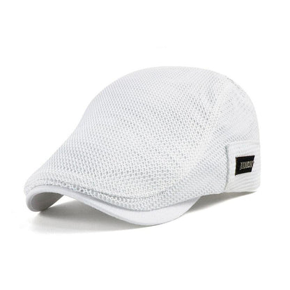 Herren Schirmmütze Leicht Baumwolle Beige