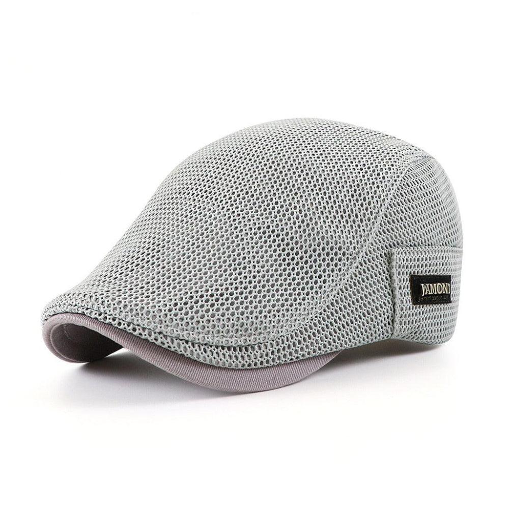 Herren Schirmmütze Leicht Baumwolle Beige