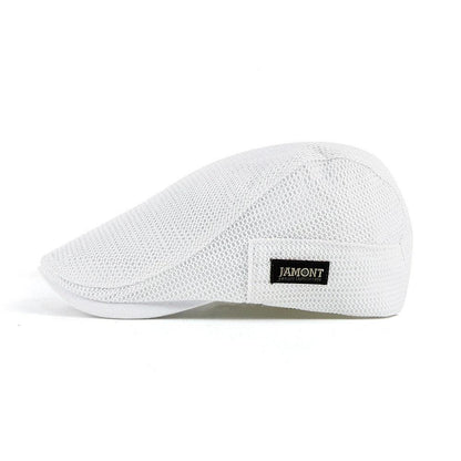 Herren Schirmmütze Leicht Baumwolle Beige