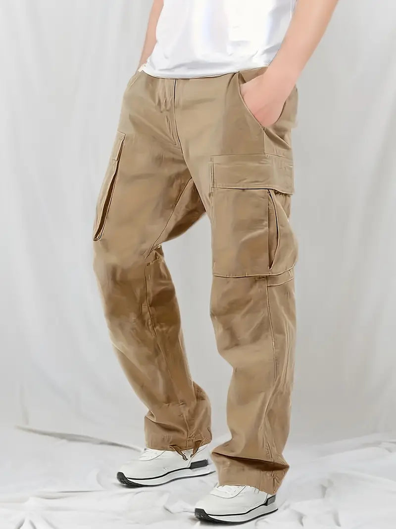 Herren Jogginghose Elastischer Bund Taschen