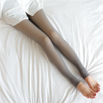 Weiche Damen Fleece-Leggings Warm Winter
