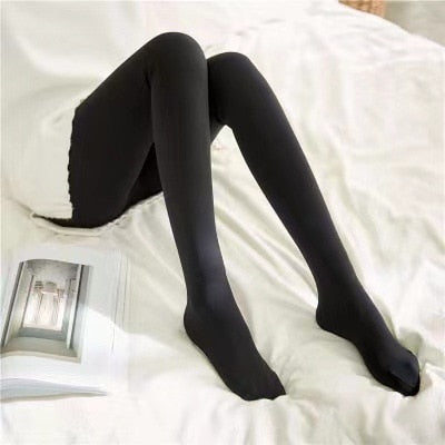Weiche Damen Fleece-Leggings Warm Winter