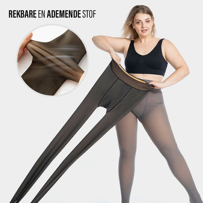 Weiche Damen Fleece-Leggings Warm Winter