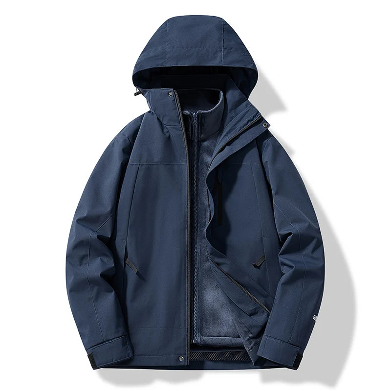 Damen Wintersportjacke Winddicht Mit Kapuze