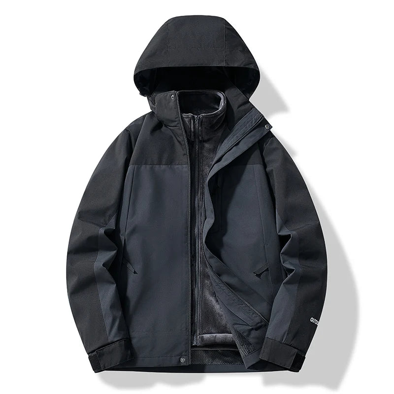 Damen Wintersportjacke Winddicht Mit Kapuze