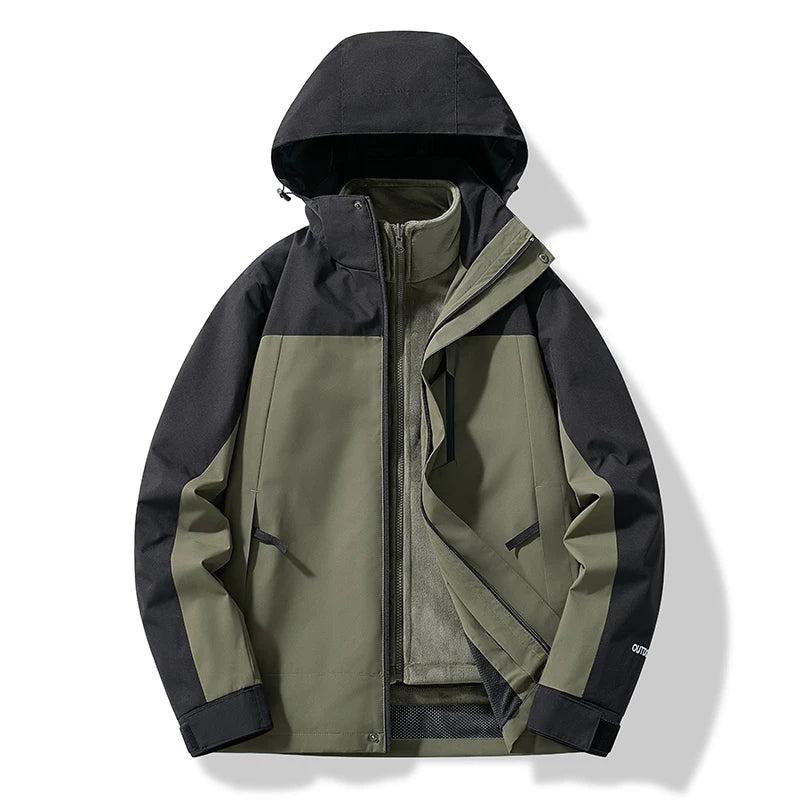 Damen Wintersportjacke Winddicht Mit Kapuze