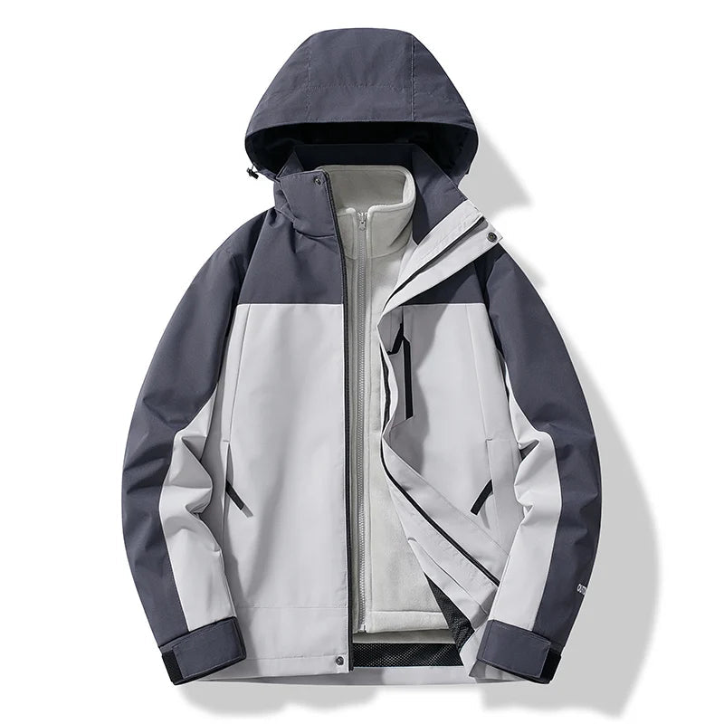 Damen Wintersportjacke Winddicht Mit Kapuze